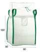 Sac de chantier avec Jupe de Fermeture - 90X90X100