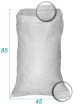 Sac vrac en Polypropylène Blanc 45X85 - 35 Litres