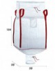 Big Bag Doublé pour les déchets de verre - 95X95X160