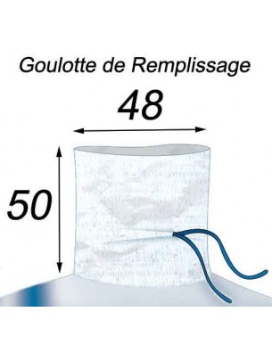 Big Bag Doublé avec sache interne de protection Goulotte de Remplissage 48x50