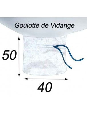 Big Bag Doublé à l'intérieur avec une sache 70µ Goulotte de Vidange 40x50